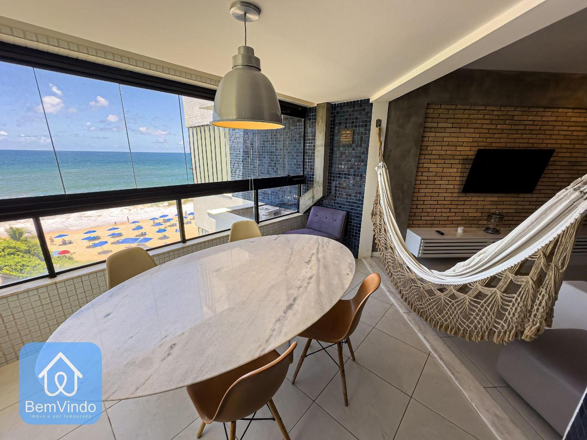 Apartamento Completo Com Vista Mar E Pe Na Areia 萨尔瓦多 外观 照片