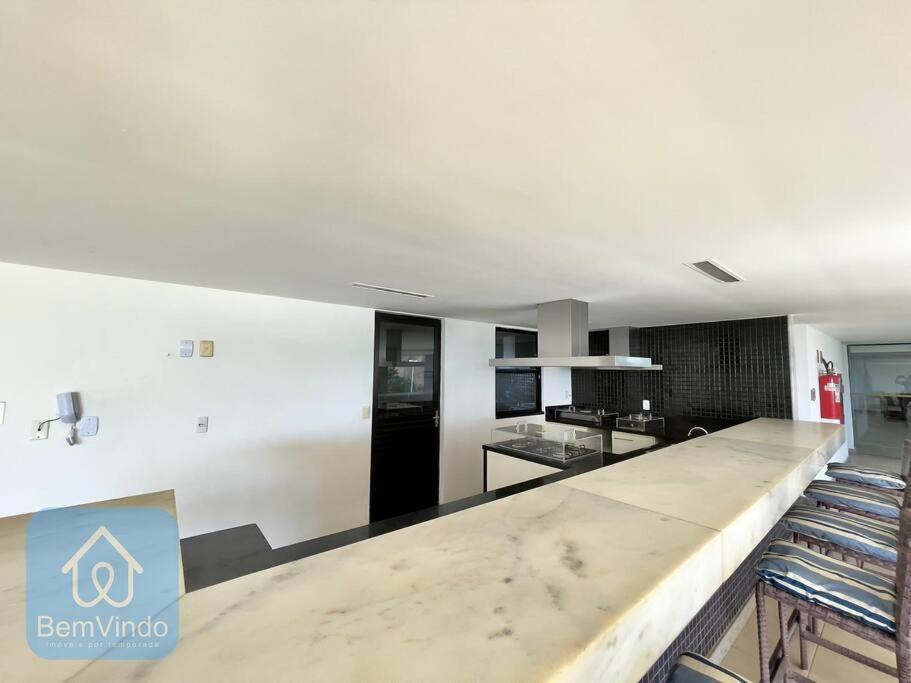Apartamento Completo Com Vista Mar E Pe Na Areia 萨尔瓦多 外观 照片