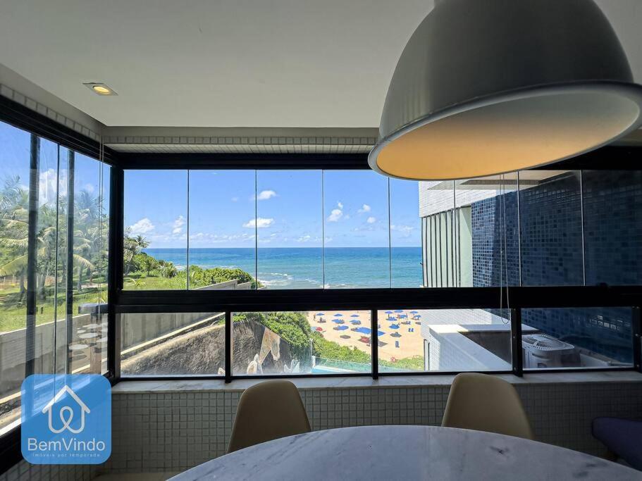 Apartamento Completo Com Vista Mar E Pe Na Areia 萨尔瓦多 外观 照片